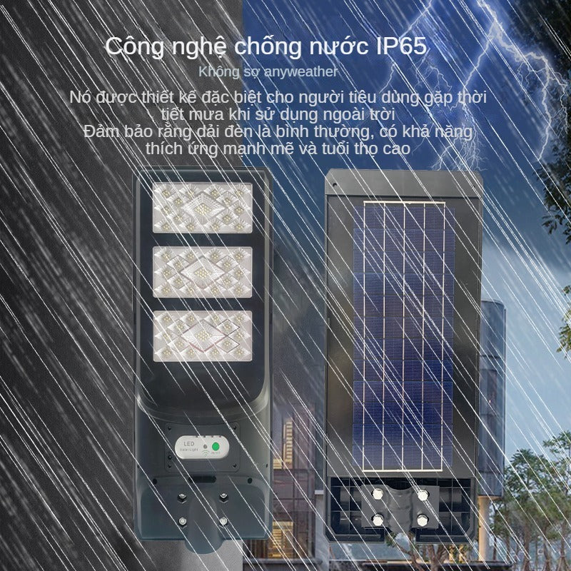 Solar lamp, high brightness LED lamp, suitable for indoor and outdoor lighting, indoor and outdoor use, multi-functional family fu street lamp