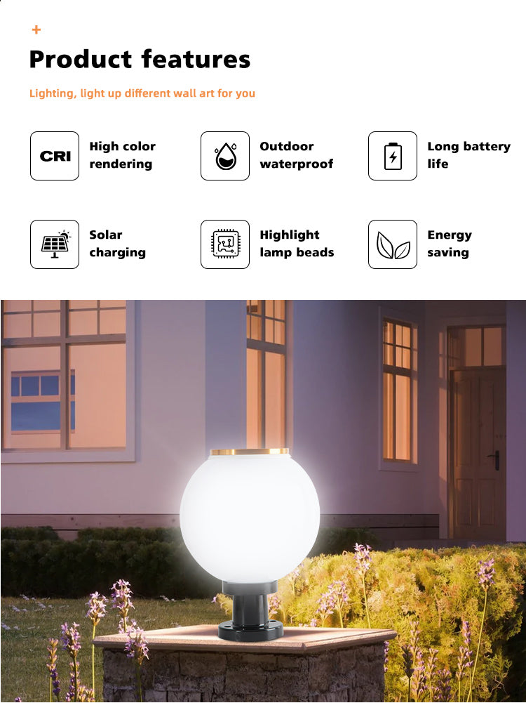 Bulb garden light,Solar outdoor ball bulb garden lamp ,Outdoor indoor use, one machine multi-purpose