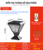 Solar Pillar Light-Square