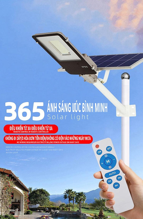 Solar street light - Toothbrush model