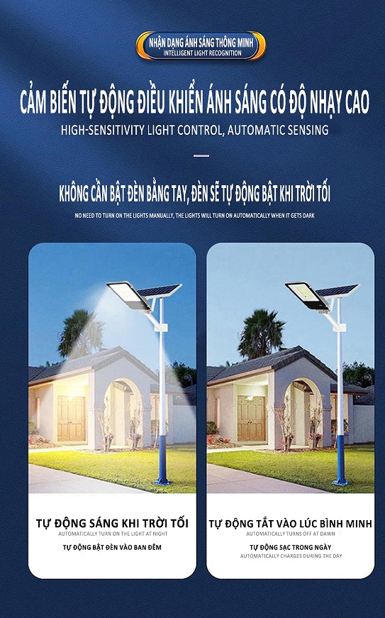 Solar street light - Toothbrush model