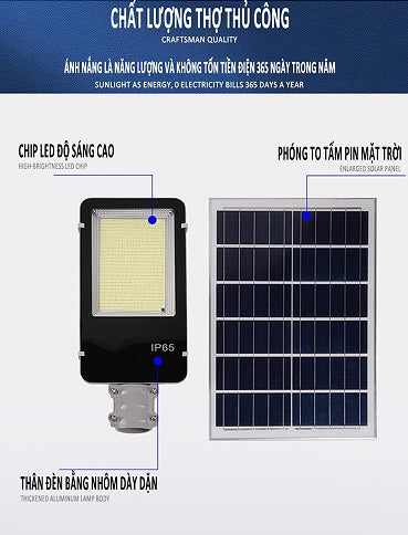 Solar street light - Toothbrush model