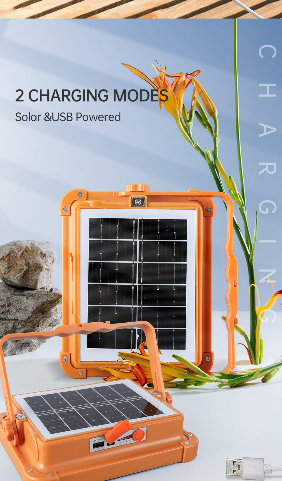 Small yellow light solar