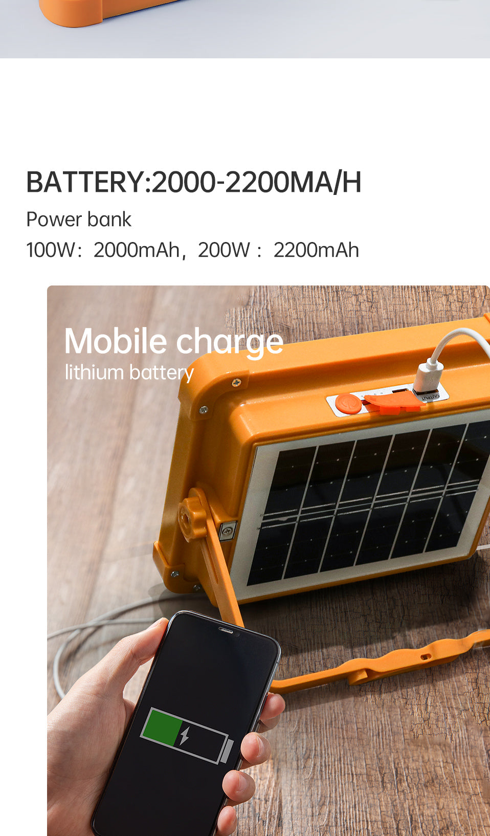 Small yellow light solar