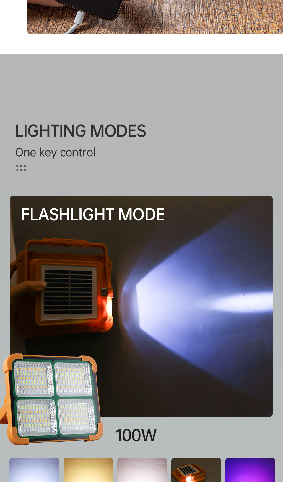Small yellow light solar