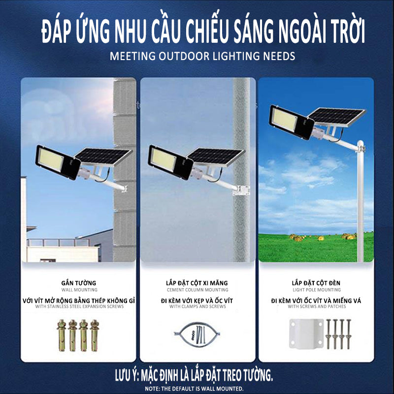 Solar street light - Toothbrush model