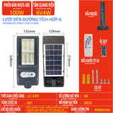 Solar lamp, high brightness LED lamp, suitable for indoor and outdoor lighting, indoor and outdoor use, multi-functional family fu street lamp
