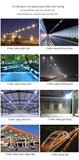 Solar lamp, high brightness LED lamp, suitable for indoor and outdoor lighting, indoor and outdoor use, multi-functional family fu street lamp