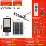 Solar street light - Toothbrush model
